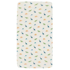 Mini Crib Sheet in Ecru Roar