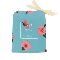 Mini Crib Sheet in Hibiscus