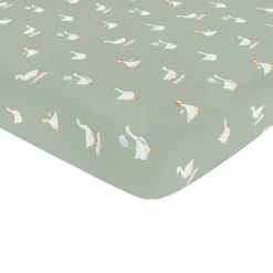 Mini Crib Sheet in Silly Goose