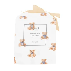 Mini Crib Sheet in Teddy Bear