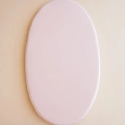 Oval Bassinet Sheet in Blush