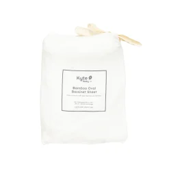 Oval Bassinet Sheet in Cloud