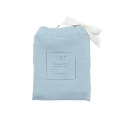 Oval Bassinet Sheet in Fog