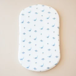 Oval Bassinet Sheet in Jurassic