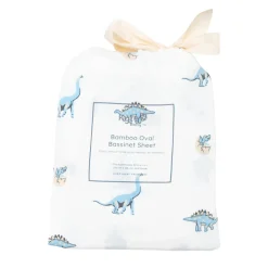 Oval Bassinet Sheet in Jurassic