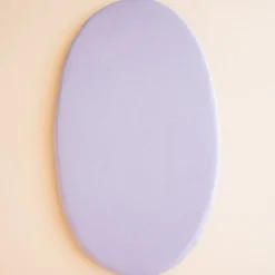 Oval Bassinet Sheet in Taro