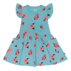 Pocket Dress in Hibiscus