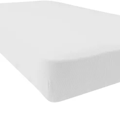 Ribbed Crib Sheet in Storm