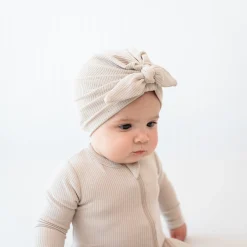 Ribbed Headwrap in Bisque