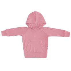 Ribbed Hoodie in Apple Blossom