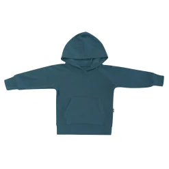 Ribbed Hoodie in Atlantic