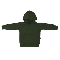 Ribbed Hoodie in Fir