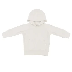 Ribbed Hoodie in Oat