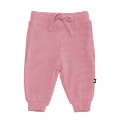 Ribbed Jogger Pant in Apple Blossom