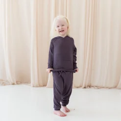 Ribbed Jogger Pant in Currant