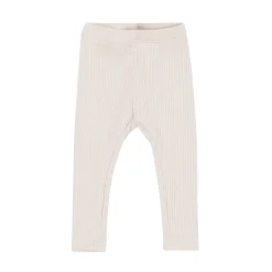 Ribbed Leggings in Oat