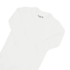 Ribbed Zipper Footie in Cloud