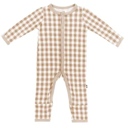 Romper in Gingham Bisque
