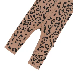 Romper in Latte Leopard