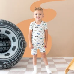 Short Sleeve Pajamas in Fast and Fierce