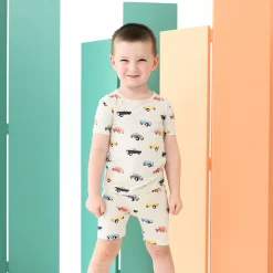 Short Sleeve Pajamas in Vintage Truck