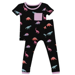 Short Sleeve with Pants Pajamas in Midnight Roar