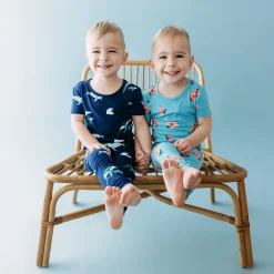 Short Sleeve with Pants Pajamas in Humpback