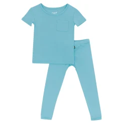 Short Sleeve with Pants Pajamas in Makai
