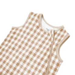 Sleep Bag in Gingham Bisque 1.0