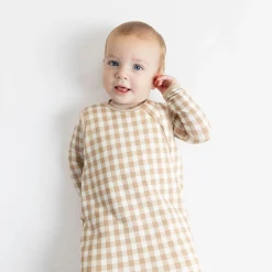 Sleep Bag in Gingham Bisque 2.5