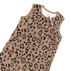 Sleep Bag in Latte Leopard 1.0