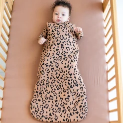 Sleep Bag in Latte Leopard 2.5