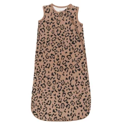 Sleep Bag in Latte Leopard 2.5