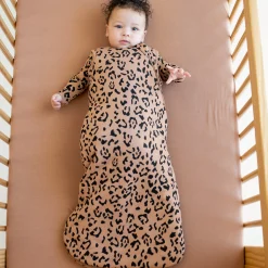 Sleep Bag in Latte Leopard 2.5