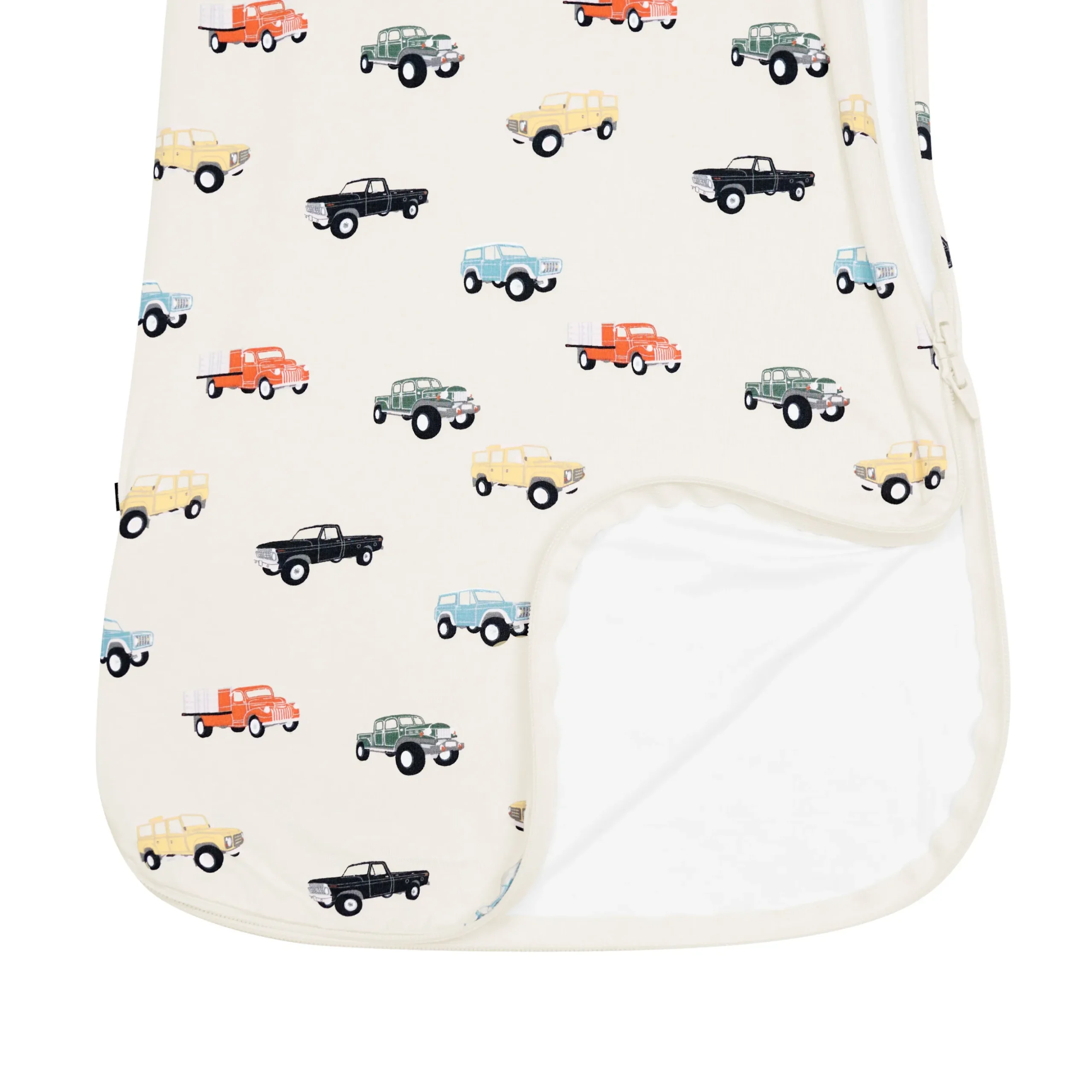 Sleep Bag in Vintage Truck 0.5