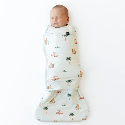 Sleep Bag Swaddler in Dew Surf 1.0