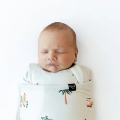Sleep Bag Swaddler in Dew Surf 1.0