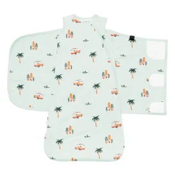 Sleep Bag Swaddler in Dew Surf 1.0