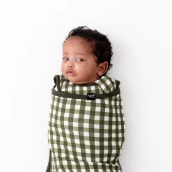Sleep Bag Swaddler in Gingham Fir 1.0