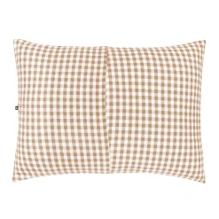 Standard Pillowcase in Gingham Bisque