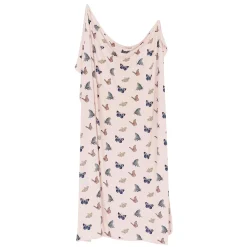 Swaddle Blanket in Blush Butterfly