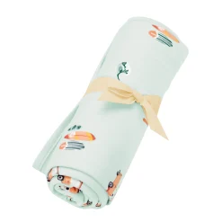 Swaddle Blanket in Dew Surf