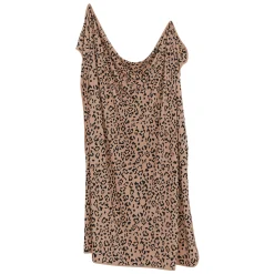 Swaddle Blanket in Latte Leopard