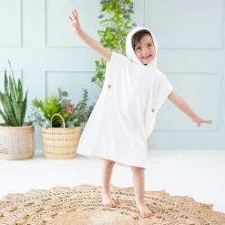 Swim Poncho in Cloud