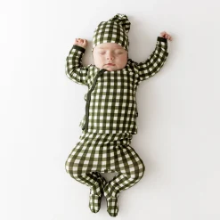 Take Me Home Set with Cap in Gingham Fir