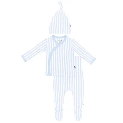 Take Me Home Set with Cap in Small Mist Stripe