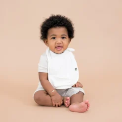 Terry Pocket Bib in Cloud