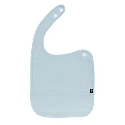Terry Pocket Bib in Fog