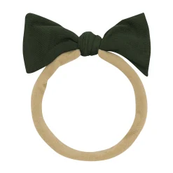 Tiny Nylon Bow in Fir