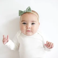 Tiny Nylon Bow in Thyme